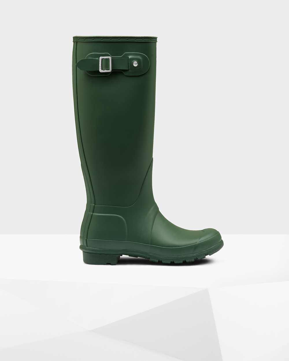 Botas De Agua Mujer - Hunter Original Tall Verde - EYRNTQ-731 - Verde